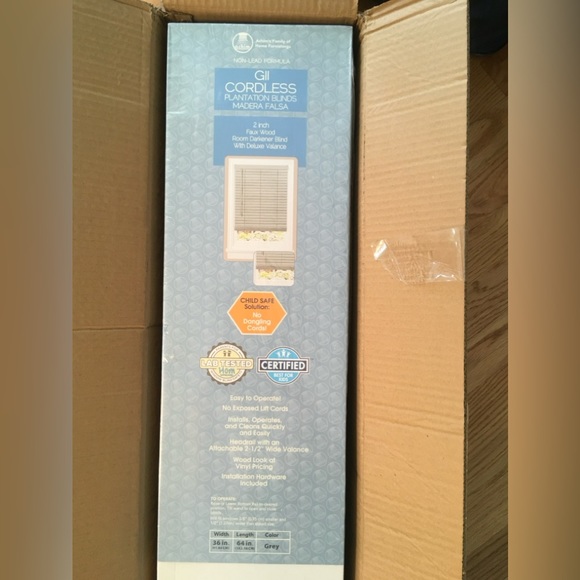 2” faux wood blinds - Picture 2 of 2